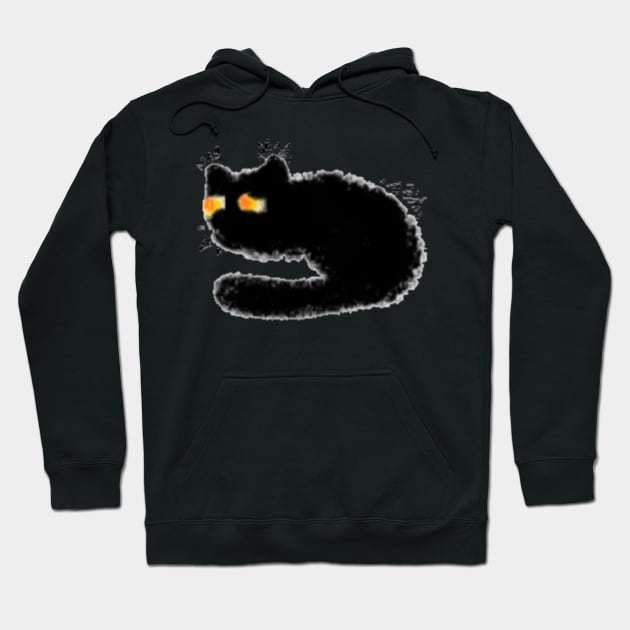 Worried Cat MS paint Hoodie by Shred-Lettuce